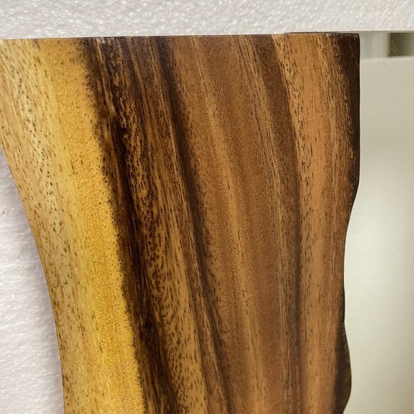 Live Edge Acacia Wood Mirror - Picture 4 of 5